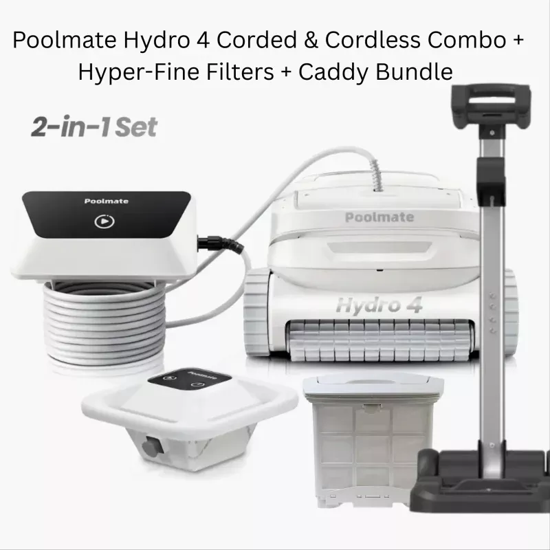 (2025) Poolmate Hydro 4 Corded + Cordless Cleaner (Wifi) Bundle Package