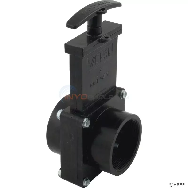 (7209)2″ Valve, Fipt x Slip, ABS Black (7209)