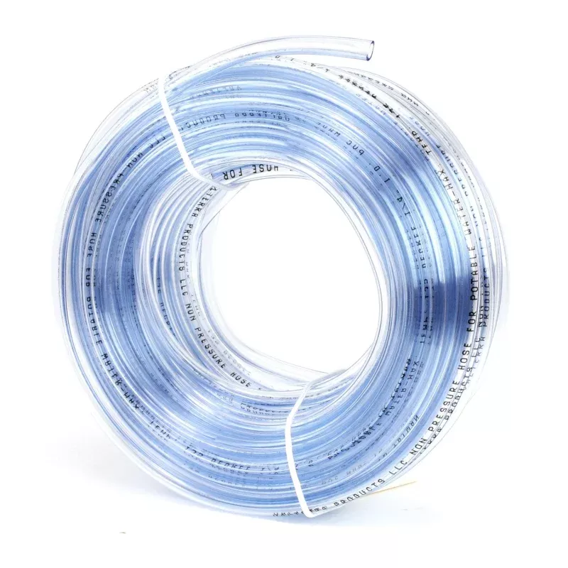 “ID x 25′ – Clear PVC Vinyl Tubing