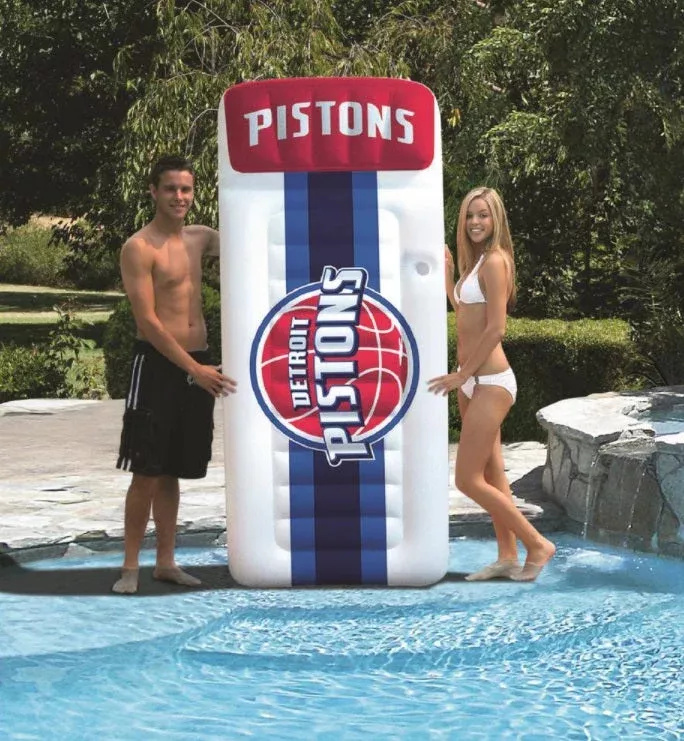 NBA Detroit Pistons Giant Pool Mattress from Poolmaster