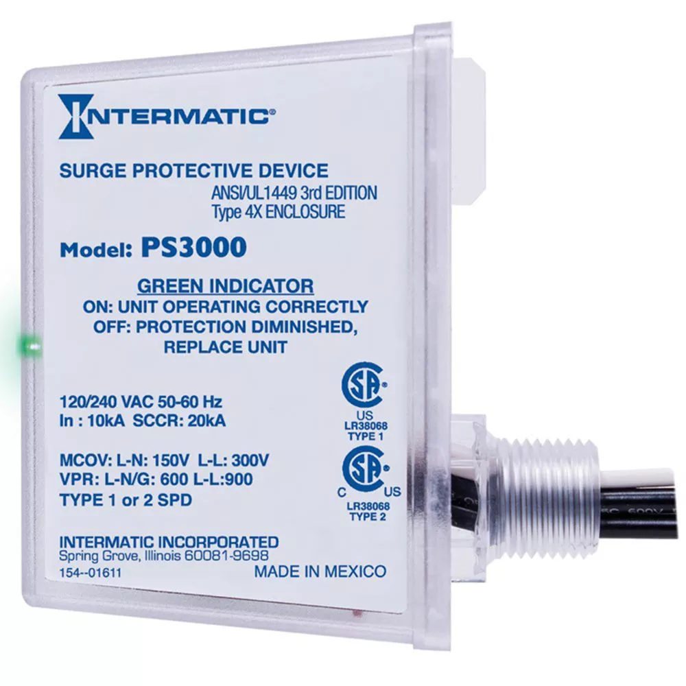 Surge Protector 120/240V Replacement Part | Intermatic | PS3000 (Fits 4X Enclosure)